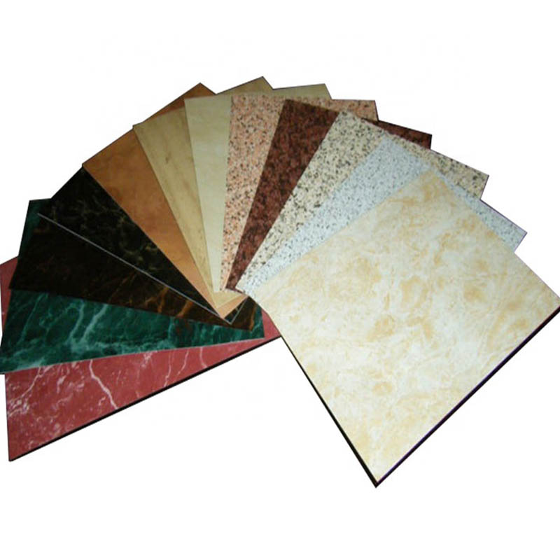 EPM OEM 1.8mm to 6mm PVDF,PE coating marble aluminum composite panel for wall cladding,ceiling, all-aluminum furniture and door inside using with 1220mm*2440mm